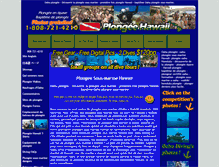 Tablet Screenshot of plongeehawaii.com